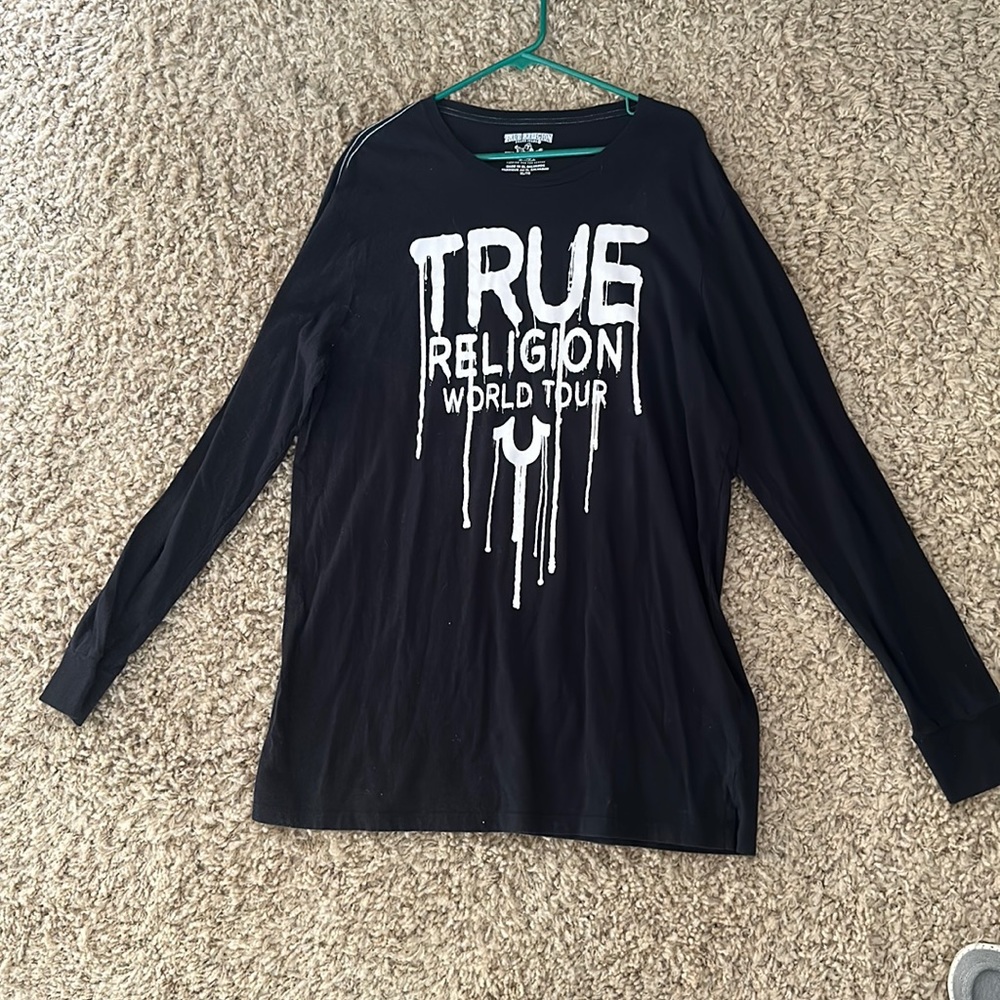 True religion long sleeve size xl